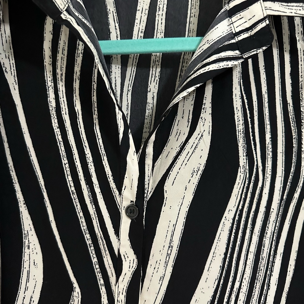 Beulah Monochrome Striped Dress - Picture 4 of 5